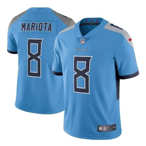Men Tennessee Titans #8 Marcus Mariota Nike Light Blue Vapor Limited NFL Jersey->tennessee titans->NFL Jersey